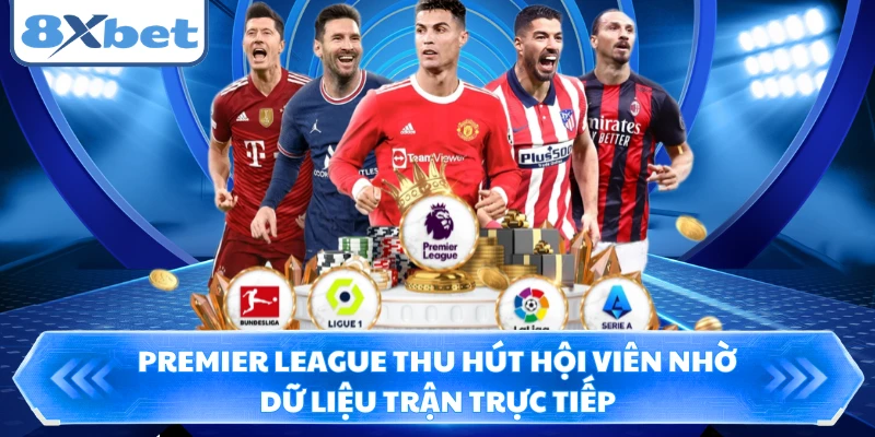 Premier League thu hút hội viên nhờ dữ liệu trận trực tiếp